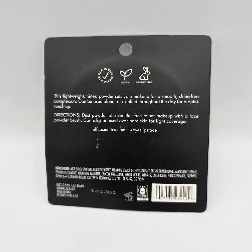 e.l.f. ELF Prime and Stay Finishing Powder Light/Medium 23212 New Sealed